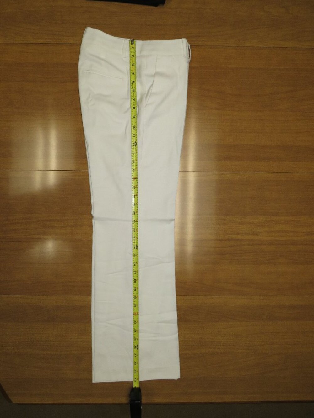Ann Taylor 'The Jayne' Bootcut Linen Pants; Color: White; Size: 4